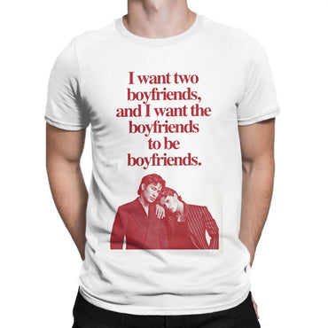 T Shirt Men's Pure Cotton Unique T-Shirt Round Neck Heated Rivalry Tees Short Sleeve Clothing Classic