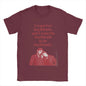 T Shirt Men's  Pure Cotton Unique T-Shirt Round Neck Heated Rivalry Tees Short Sleeve Clothing Classic