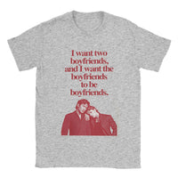 T Shirt Men's  Pure Cotton Unique T-Shirt Round Neck Heated Rivalry Tees Short Sleeve Clothing Classic