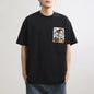Men's T-shirt O Neck Loose Embroidery Male Tees Shirts Streetwear Aesthetic Clothing Vintage Party Wholesale Cheap Clothes Tops