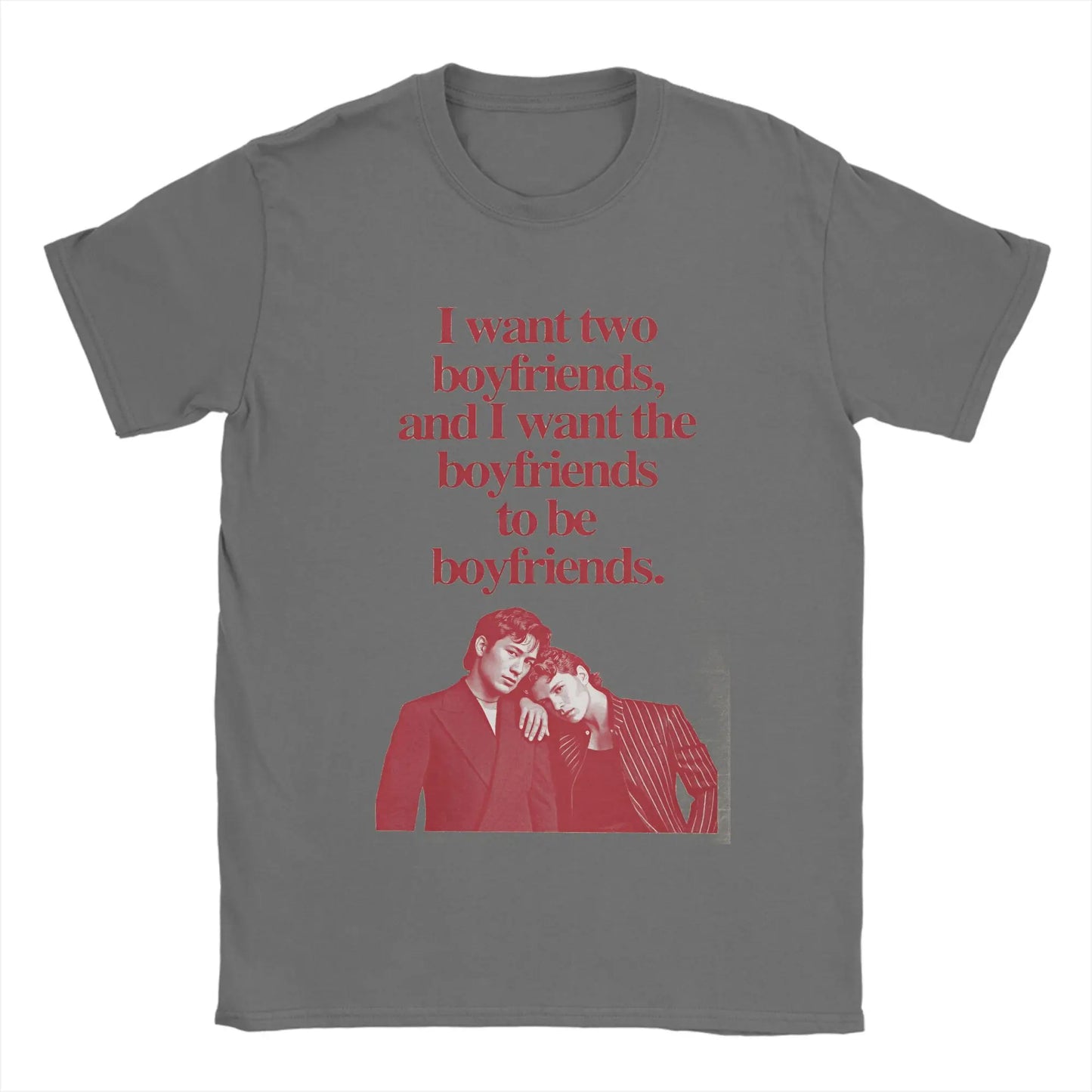T Shirt Men's  Pure Cotton Unique T-Shirt Round Neck Heated Rivalry Tees Short Sleeve Clothing Classic